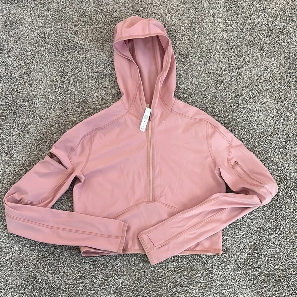 Lululemon Break a Trail 1/2 Zip Hoodie Size 6